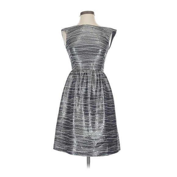 ANTONIO MELANI Dresses & Skirts - Antonio Melani Silver Cocktail Dress